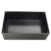 Global Specialties - GSB-143 - BOX ABS BLACK 8.78"L X 5.47"W