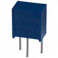 Bourns Inc. - 3266X-1-202LF - TRIMMER 2K OHM 0.25W PC PIN