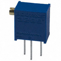 Bourns Inc. - 3299Z-1-202LF - TRIMMER 2K OHM 0.5W PC PIN