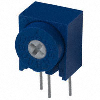Bourns Inc. - 3339W-1-102LF - TRIMMER 1K OHM 0.5W PC PIN