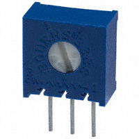 Bourns Inc. - 3386C-1-502LF - TRIMMER 5K OHM 0.5W PC PIN