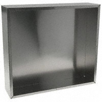 Bud Industries - AC-1430 - CHASSIS ALUM NATURAL 17"L X 17"W