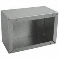 Bud Industries - AC-430 - CHASSIS ALUM NATURAL 6"L X 4"W