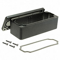 Bud Industries - AN-1300-AB - BOX ALUM BLACK 3.53"L X 1.41"W