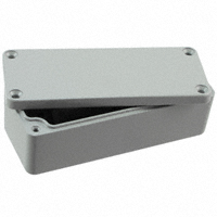 Bud Industries - AN-1300-G - BOX ALUM GRAY 3.53"L X 1.41"W