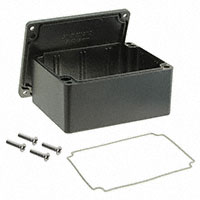 Bud Industries - AN-1304-AB - BOX ALUM BLACK 4.54"L X 3.54"W