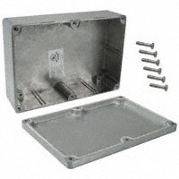 Bud Industries - AN-1306 - BOX ALUM NATURAL 6.73"L X 4.67"W