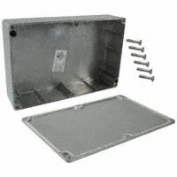 Bud Industries - AN-1307 - BOX ALUM NATURAL 8.76"L X 5.76"W