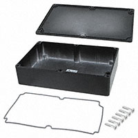 Bud Industries - AN-1307-AB - BOX ALUM BLACK 8.76"L X 5.76"W