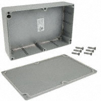 Bud Industries - AN-1307-G - BOX ALUM GRAY 8.76"L X 5.76"W