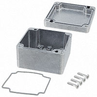 Bud Industries - AN-1319-A - BOX ALUM NATURAL 3.13"L X 2.93"W