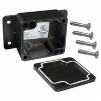 Bud Industries - AN-2801-B - BOX ALUM BLACK 2.52"L X 2.27"W