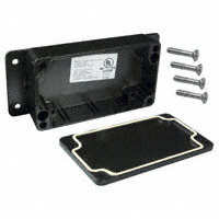 Bud Industries - AN-2802-B - BOX ALUM BLACK 4.55"L X 2.58"W