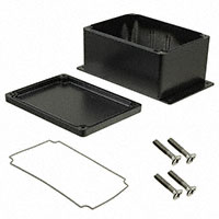 Bud Industries - AN-2805-AB - BOX ALUM BLACK 5.83"L X 4.25"W