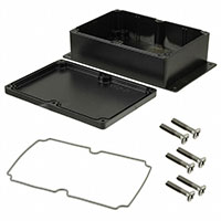 Bud Industries - AN-2806-AB - BOX ALUM BLACK 6.73"L X 4.67"W