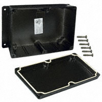 Bud Industries - AN-2806-B - BOX ALUM BLACK 6.73"L X 4.67"W