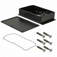 Bud Industries - AN-2807-AB - BOX ALUM BLACK 8.76"L X 5.76"W