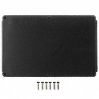 Bud Industries - AN-2807-B - BOX ALUM BLACK 8.76"L X 5.76"W