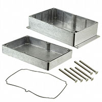 Bud Industries - AN-2808-A - BOX ALUM NATURAL 8.76"L X 5.76"W