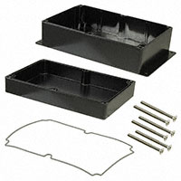 Bud Industries - AN-2808-AB - BOX ALUM BLACK 8.76"L X 5.76"W