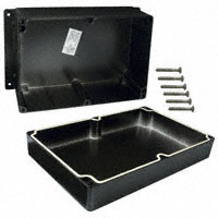 Bud Industries - AN-2808-B - BOX ALUM BLACK 8.76"L X 5.76"W