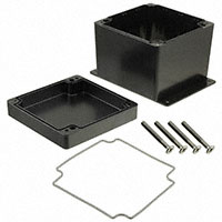 Bud Industries - AN-2809-AB - BOX ALUM BLACK 4.75"L X 4.75"W