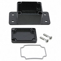 Bud Industries - AN-2811-AB - BOX ALUM BLACK 1.97"L X 1.77"W