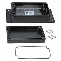 Bud Industries - AN-2813-AB - BOX ALUM BLACK 4.9"L X 3.14"W