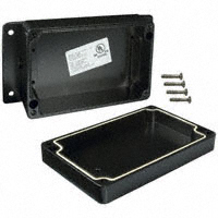 Bud Industries - AN-2813-B - BOX ALUM BLACK 4.9"L X 3.14"W
