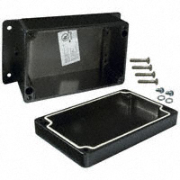 Bud Industries - AN-2814-B - BOX ALUM BLACK 4.9"L X 3.14"W