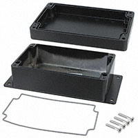 Bud Industries - AN-2816-AB - BOX ALUM BLACK 6.29"L X 3.93"W