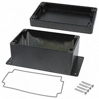 Bud Industries - AN-2817-AB - BOX ALUM BLACK 6.29"L X 3.93"W