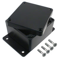 Bud Industries - AN-2819-B - BOX ALUM BLACK 3.13"L X 2.93"W