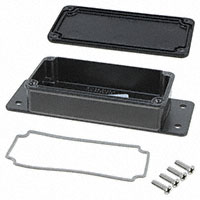 Bud Industries - AN-2820-AB - BOX ALUM BLACK 4.04"L X 2.07"W