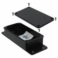 Bud Industries - AN-2820-B - BOX ALUM BLACK 4.04"L X 2.07"W