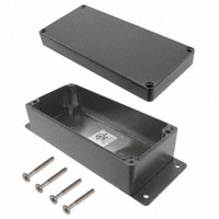 Bud Industries - AN-2821-B - BOX ALUM BLACK 6.89"L X 3.15"W