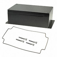 Bud Industries - AN-2823-AB - BOX ALUM BLACK 10.24"L X 6.3"W