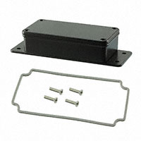 Bud Industries - AN-2850-AB - BOX ALUM BLACK 3.54"L X 1.42"W