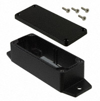 Bud Industries - AN-2850-B - BOX ALUM BLACK 3.54"L X 1.42"W