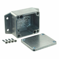 Bud Industries - AN-2851 - BOX ALUM NATURAL 2.52"L X 2.28"W