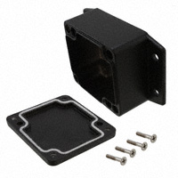 Bud Industries - AN-2851-B - BOX ALUM BLACK 2.52"L X 2.28"W