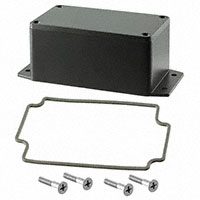 Bud Industries - AN-2853-AB - BOX ALUM BLACK 4.53"L X 2.56"W