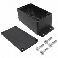 Bud Industries - AN-2853-B - BOX ALUM BLACK 4.53"L X 2.56"W
