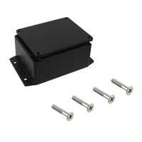 Bud Industries - AN-2854-B - BOX ALUM BLACK 4.53"L X 3.54"W