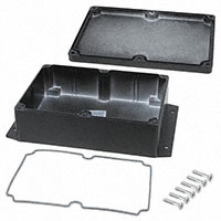 Bud Industries - AN-2856-AB - BOX ALUM BLACK 6.73"L X 4.76"W