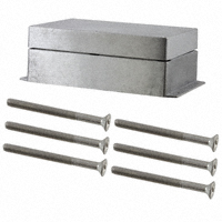 Bud Industries - AN-2858 - BOX ALUM NATURAL 8.75"L X 5.75"W