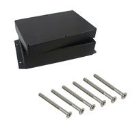 Bud Industries - AN-2858-B - BOX ALUM BLACK 8.75"L X 5.75"W