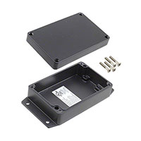 Bud Industries - AN-2863-B - BOX ALUM BLACK 4.92"L X 3.15"W