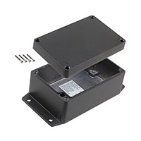 Bud Industries - AN-2864-AB - BOX ALUM BLACK 4.92"L X 3.15"W