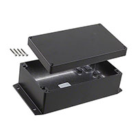 Bud Industries - AN-2872-B - BOX ALUM BLACK 7.87"L X 4.27"W